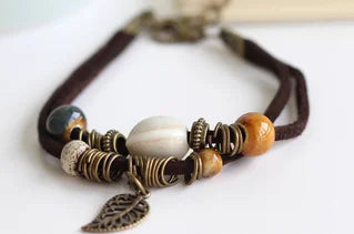 National Wind Restoring Ancient Ways Is The High Temperature Glaze Ceramic Handmade Trinkets Women's Fashion  Bracelets #1077